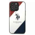 U.S. Polo Etui na telefon US Polo USHCP14XPSO3 do Apple iPhone 14 Pro Max 6,7" biały/white Tricolor Embossed