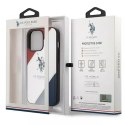 U.S. Polo Etui na telefon US Polo USHCP14XPSO3 do Apple iPhone 14 Pro Max 6,7" biały/white Tricolor Embossed