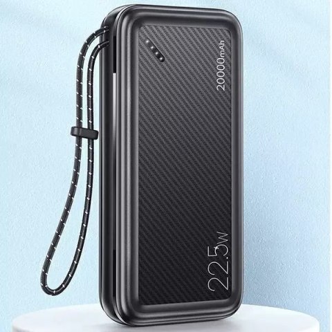 Usams USAMS Powerbank PB60 20000mAh 22.5W 2xQC3.0+PD Fast Charge czarny/black 20KCD16801 (US-CD168) Usams USAMS Powerbank PB60 20000mAh 22.5W 2xQC3.0+PD Fast Charge czarny/black 20KCD16801 (US-CD168)