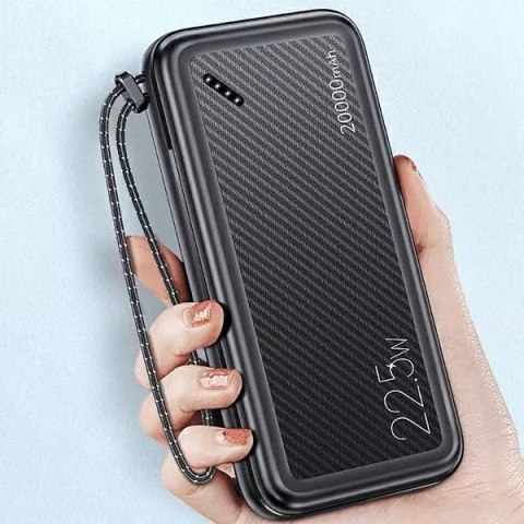 Usams USAMS Powerbank PB60 20000mAh 22.5W 2xQC3.0+PD Fast Charge czarny/black 20KCD16801 (US-CD168) Usams USAMS Powerbank PB60 20000mAh 22.5W 2xQC3.0+PD Fast Charge czarny/black 20KCD16801 (US-CD168)