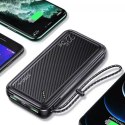 Usams USAMS Powerbank PB60 20000mAh 22.5W 2xQC3.0+PD Fast Charge czarny/black 20KCD16801 (US-CD168)