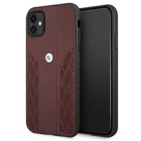 BMW Etui BMW BMHCN61RSPPR do Apple iPhone 11/ Xr hardcase Leather Curve Perforate BMW Etui BMW BMHCN61RSPPR do Apple iPhone 11/ Xr hardcase Leather Curve Perforate