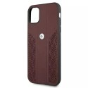BMW Etui BMW BMHCN61RSPPR do Apple iPhone 11/ Xr hardcase Leather Curve Perforate