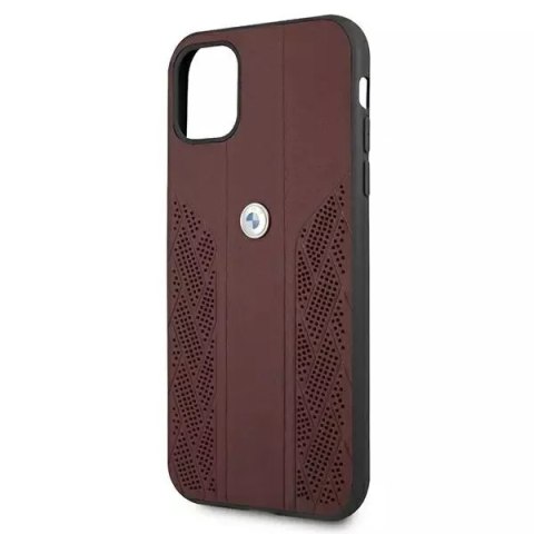BMW Etui BMW BMHCN61RSPPR do Apple iPhone 11/ Xr hardcase Leather Curve Perforate BMW Etui BMW BMHCN61RSPPR do Apple iPhone 11/ Xr hardcase Leather Curve Perforate