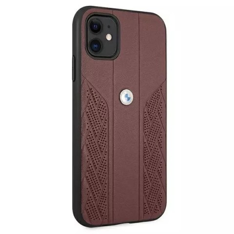 BMW Etui BMW BMHCN61RSPPR do Apple iPhone 11/ Xr hardcase Leather Curve Perforate BMW Etui BMW BMHCN61RSPPR do Apple iPhone 11/ Xr hardcase Leather Curve Perforate