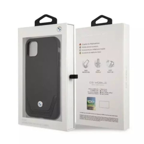 BMW Etui BMW BMHCN61RSWPK do Apple iPhone 11/ XR hardcase Leather Perforate BMW Etui BMW BMHCN61RSWPK do Apple iPhone 11/ XR hardcase Leather Perforate