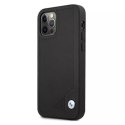BMW Etui BMW BMHCP12MRCDPK do Apple iPhone 12/ 12 Pro 6,1" hardcase Leather Deboss