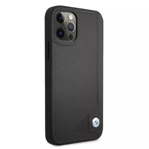 BMW Etui BMW BMHCP12MRCDPK do Apple iPhone 12/ 12 Pro 6,1" hardcase Leather Deboss BMW Etui BMW BMHCP12MRCDPK do Apple iPhone 12/ 12 Pro 6,1" hardcase Leather Deboss