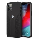 BMW Etui BMW BMHCP12MRSPPK do Apple iPhone 12/12 Pro 6,1" hardcase Leather Curve Perforate
