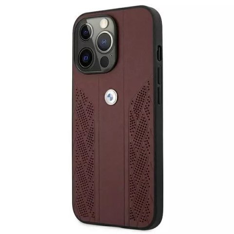 BMW Etui BMW BMHCP13LRSPPR do Apple iPhone 13/ 13 Pro 6,1" hardcase Leather Curve Perforate BMW Etui BMW BMHCP13LRSPPR do Apple iPhone 13/ 13 Pro 6,1" hardcase Leather Curve Perforate