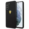 Ferrari Etui na telefon Ferrari Hardcase do Samsung Galaxy S21 FE czarny/black Silicone