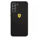 Ferrari Etui na telefon Ferrari Hardcase do Samsung Galaxy S21 FE czarny/black Silicone