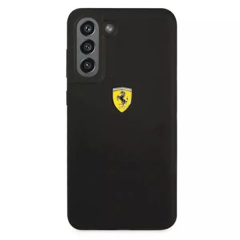 Ferrari Etui na telefon Ferrari Hardcase do Samsung Galaxy S21 FE czarny/black Silicone Ferrari Etui na telefon Ferrari Hardcase do Samsung Galaxy S21 FE czarny/black Silicone