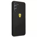 Ferrari Etui na telefon Ferrari Hardcase do Samsung Galaxy S21 FE czarny/black Silicone