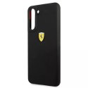 Ferrari Etui na telefon Ferrari Hardcase do Samsung Galaxy S21 FE czarny/black Silicone