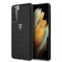 Ferrari Etui na telefon Ferrari Hardcase do Samsung Galaxy S21 Plus czarny/black hardcase Off Track Quilted