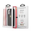 Ferrari Etui na telefon Ferrari Hardcase do Samsung Galaxy S21 Plus czarny/black hardcase On Track Perforated