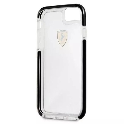 Ferrari Etui na telefon Ferrari Hardcase iPhone 7/8 SE 2020 / SE 2022 Shockproof transparent black Ferrari Etui na telefon Ferrari Hardcase iPhone 7/8 SE 2020 / SE 2022 Shockproof transparent black