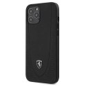 Ferrari Etui na telefon Ferrari iPhone 12 Pro Max 6,7" czarny/black hardcase Off Track Perforated