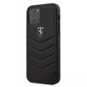 Ferrari Etui na telefon Ferrari iPhone 12 Pro Max 6,7" czarny/black hardcase Off Track Quilted