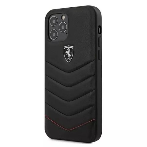 Ferrari Etui na telefon Ferrari iPhone 12 Pro Max 6,7" czarny/black hardcase Off Track Quilted Ferrari Etui na telefon Ferrari iPhone 12 Pro Max 6,7" czarny/black hardcase Off Track Quilted