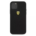 Ferrari Etui na telefon Ferrari iPhone 12 Pro Max 6,7" czarny/black hardcase On Track Perforated