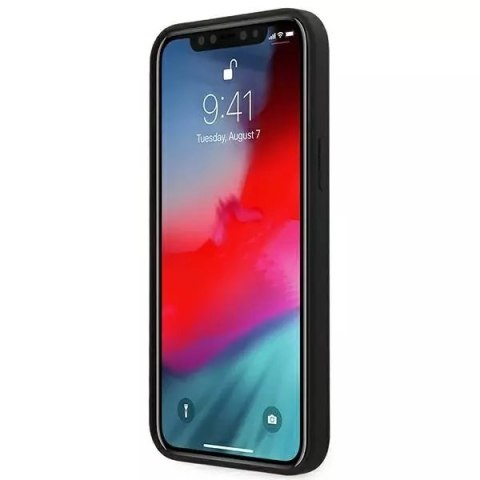 Ferrari Etui na telefon Ferrari iPhone 12 Pro Max 6,7" czarny/black hardcase On Track Silicone Ferrari Etui na telefon Ferrari iPhone 12 Pro Max 6,7" czarny/black hardcase On Track Silicone