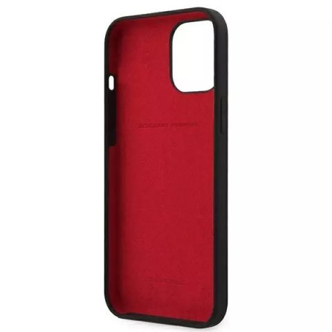 Ferrari Etui na telefon Ferrari iPhone 12 Pro Max 6,7" czarny/black hardcase On Track Silicone Ferrari Etui na telefon Ferrari iPhone 12 Pro Max 6,7" czarny/black hardcase On Track Silicone