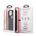 Ferrari Etui na telefon Ferrari iPhone 12 Pro Max 6,7" czarny/black hardcase On Track Silicone