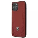 Ferrari Etui na telefon Ferrari iPhone 12 Pro Max 6,7" czerwony/red hardcase Off Track Perforated