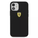 Ferrari Etui na telefon Ferrari iPhone 12 mini 5,4" czarny/black hardcase On Track Silicone