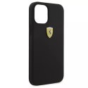 Ferrari Etui na telefon Ferrari iPhone 12 mini 5,4" czarny/black hardcase On Track Silicone