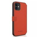 Ferrari Etui na telefon Ferrari iPhone 12 mini 5,4" czerwony/red book On Track Perforated