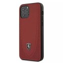 Ferrari Etui na telefon Ferrari iPhone 12/12 Pro 6,1" czerwony/red hardcase Off Track Perforated