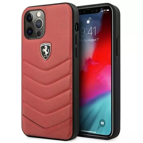 Ferrari Etui na telefon Ferrari iPhone 12/12 Pro czerwony/red hardcase Off Track Quilted Ferrari Etui na telefon Ferrari iPhone 12/12 Pro czerwony/red hardcase Off Track Quilted