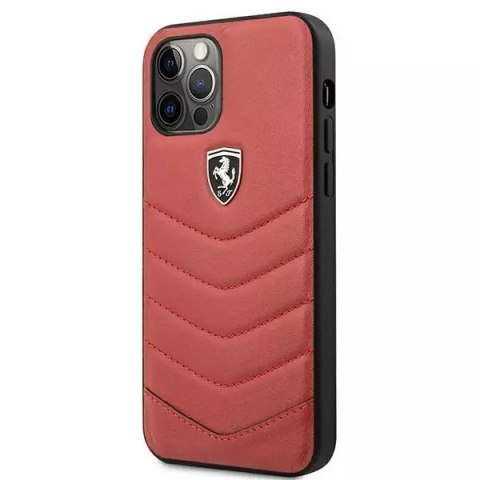 Ferrari Etui na telefon Ferrari iPhone 12/12 Pro czerwony/red hardcase Off Track Quilted Ferrari Etui na telefon Ferrari iPhone 12/12 Pro czerwony/red hardcase Off Track Quilted