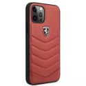 Ferrari Etui na telefon Ferrari iPhone 12/12 Pro czerwony/red hardcase Off Track Quilted
