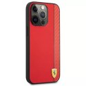 Ferrari Etui na telefon Ferrari iPhone 13 Pro Max 6,7" czerwony/red hardcase On Track Carbon Stripe