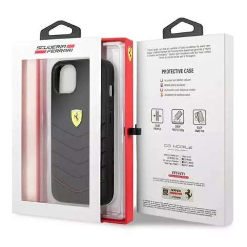 Ferrari Etui na telefon Ferrari iPhone 13 mini 5,4" czarny/black hardcase Off Track Quilted Ferrari Etui na telefon Ferrari iPhone 13 mini 5,4" czarny/black hardcase Off Track Quilted
