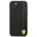 Ferrari Etui na telefon Ferrari iPhone 13 mini 5,4" czarny/black hardcase On Track Carbon Stripe