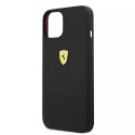 Ferrari Etui na telefon Ferrari iPhone 13 mini 5,4" czarny/black hardcase Silicone