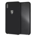 Ferrari Ferrari Hardcase iPhone Xs Max czarny/black Silicone Off track