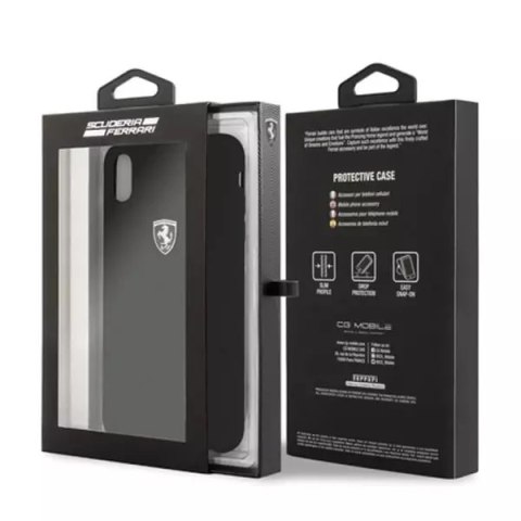 Ferrari Ferrari Hardcase iPhone Xs Max czarny/black Silicone Off track Ferrari Ferrari Hardcase iPhone Xs Max czarny/black Silicone Off track