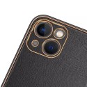 Dux Ducis Dux Ducis Yolo etui iPhone 14 Plus elegancki pokrowiec ze skóry ekologicznej czarny