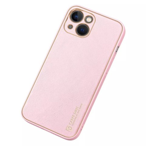 Dux Ducis Dux Ducis Yolo etui iPhone 14 Plus elegancki pokrowiec ze skóry ekologicznej różowy Dux Ducis Dux Ducis Yolo etui iPhone 14 Plus elegancki pokrowiec ze skóry ekologicznej różowy