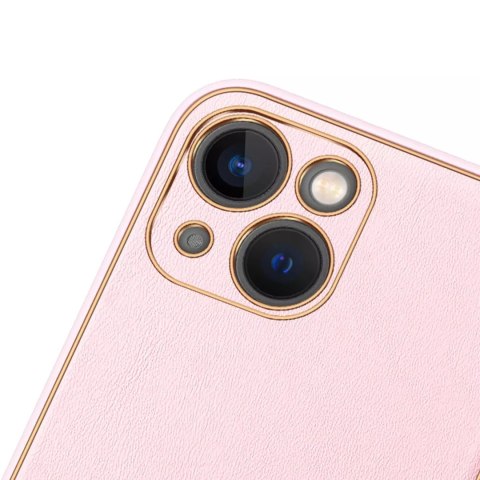 Dux Ducis Dux Ducis Yolo etui iPhone 14 Plus elegancki pokrowiec ze skóry ekologicznej różowy Dux Ducis Dux Ducis Yolo etui iPhone 14 Plus elegancki pokrowiec ze skóry ekologicznej różowy