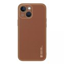 Dux Ducis Dux Ducis Yolo etui iPhone 14 elegancki pokrowiec ze skóry ekologicznej brązowy