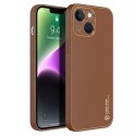 Dux Ducis Dux Ducis Yolo etui iPhone 14 elegancki pokrowiec ze skóry ekologicznej brązowy