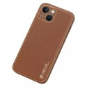 Dux Ducis Dux Ducis Yolo etui iPhone 14 elegancki pokrowiec ze skóry ekologicznej brązowy