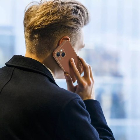 Dux Ducis Dux Ducis Yolo etui iPhone 14 elegancki pokrowiec ze skóry ekologicznej brązowy Dux Ducis Dux Ducis Yolo etui iPhone 14 elegancki pokrowiec ze skóry ekologicznej brązowy